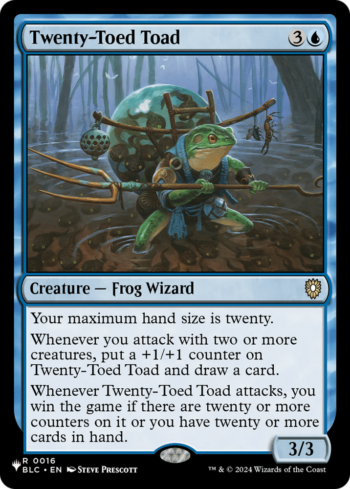Twenty-Toed Toad [The List] Magic: The Gathering