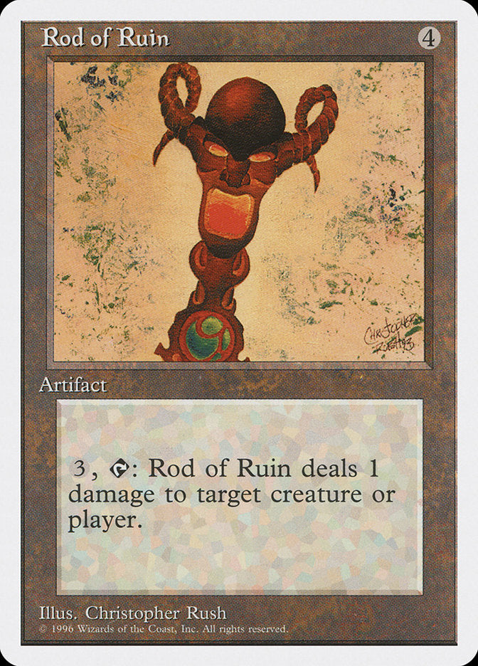 Rod of Ruin [Introductory Two-Player Set] Magic: The Gathering