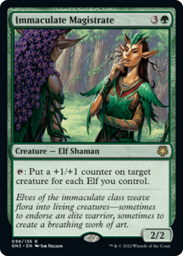 Immaculate Magistrate [Game Night: Free-for-All] Magic: The Gathering