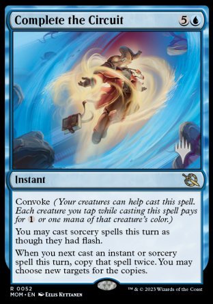 Complete the Circuit (Promo Pack) [March of the Machine Promos] Magic: The Gathering