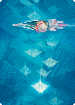 Discover the Impossible Art Card [Kamigawa: Neon Dynasty Art Series] Magic: The Gathering