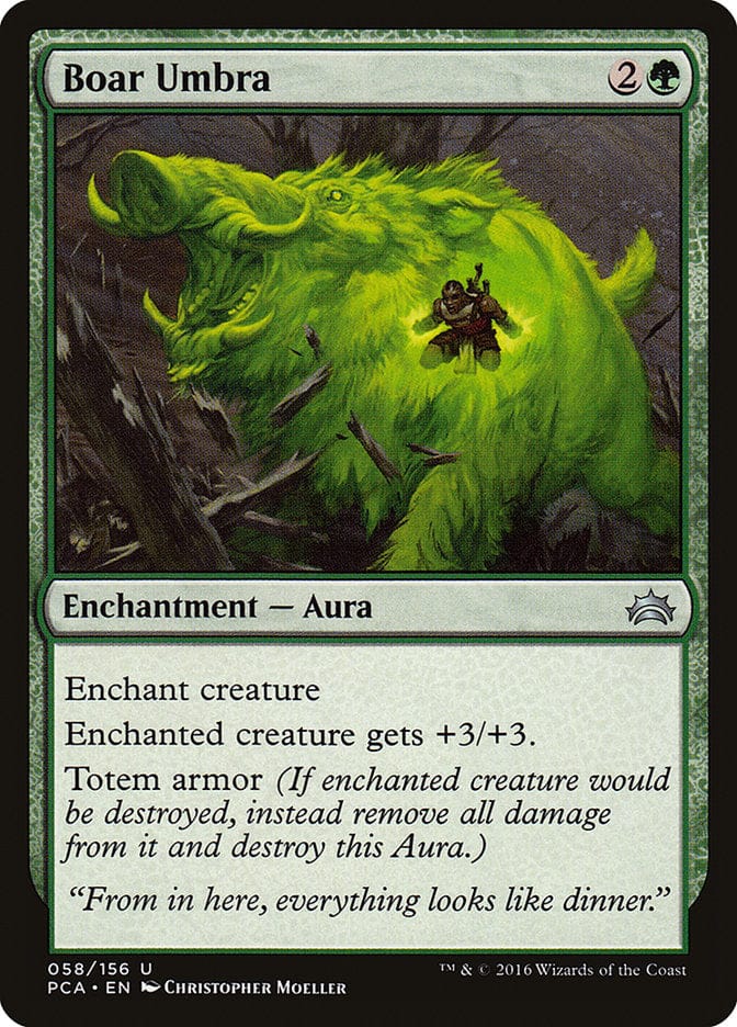 Boar Umbra [Planechase Anthology] Magic: The Gathering