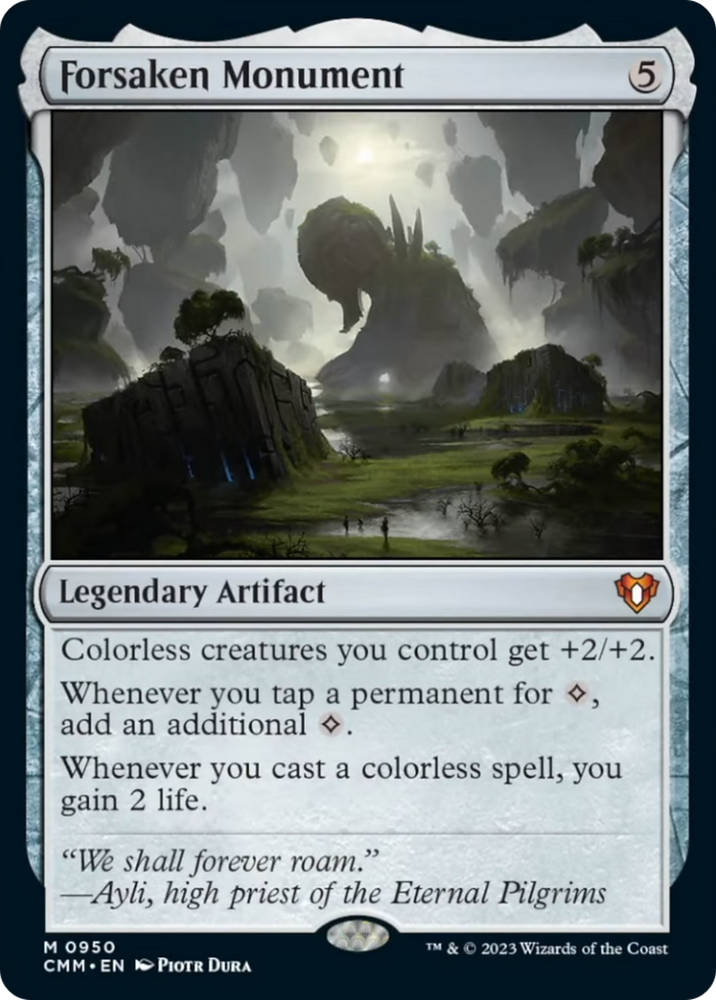 Forsaken Monument [Commander Masters] Magic: The Gathering