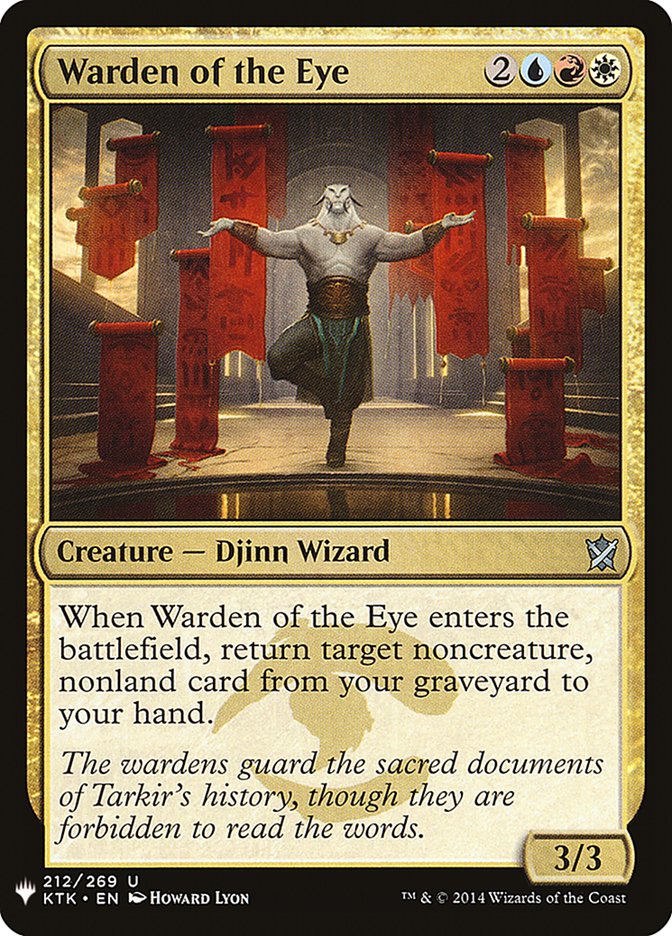 Warden of the Eye [Mystery Booster] Magic: The Gathering