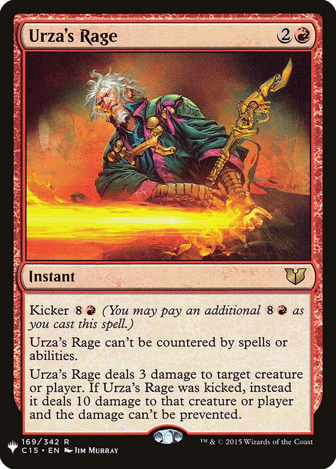 Urza's Rage [The List] Magic: The Gathering