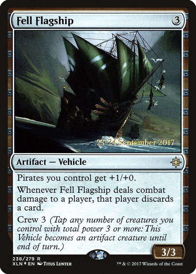 Fell Flagship [Ixalan Prerelease Promos] Magic: The Gathering