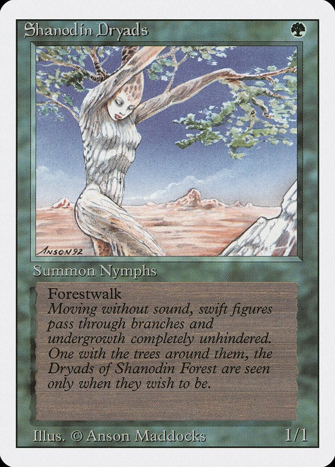 Shanodin Dryads [Revised Edition] Magic: The Gathering
