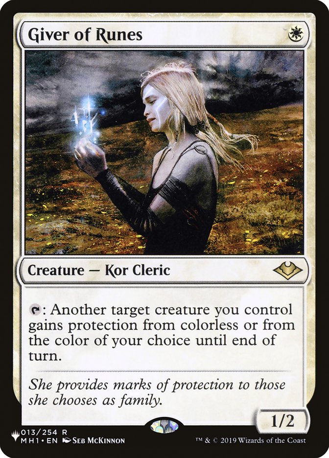 Giver of Runes [The List] Magic: The Gathering