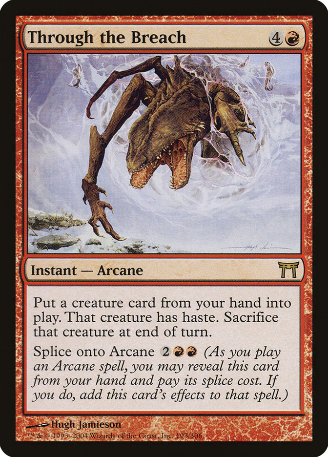 Through the Breach [Champions of Kamigawa] Magic: The Gathering