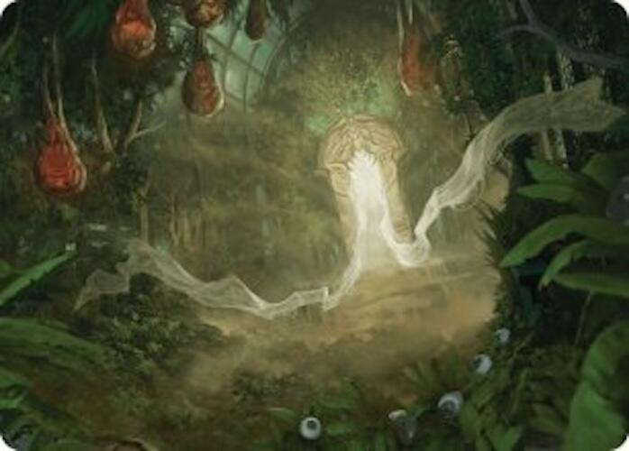 Hushwood Verge Art Card [Duskmourn: House of Horror Art Series] Magic: The Gathering