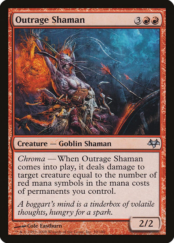 Outrage Shaman [Eventide] Magic: The Gathering