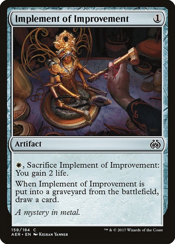 Implement of Improvement [Aether Revolt] Magic: The Gathering