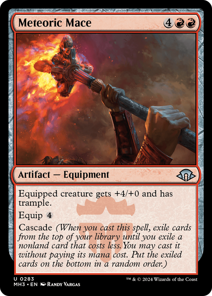 Meteoric Mace [Modern Horizons 3] Magic: The Gathering