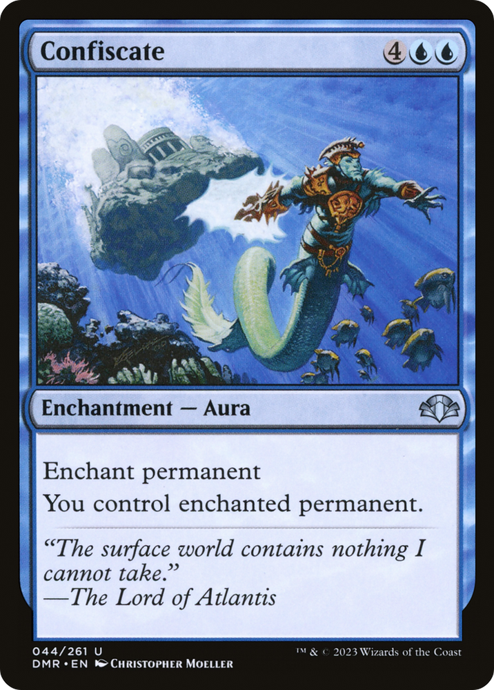 Confiscate [Dominaria Remastered] Magic: The Gathering