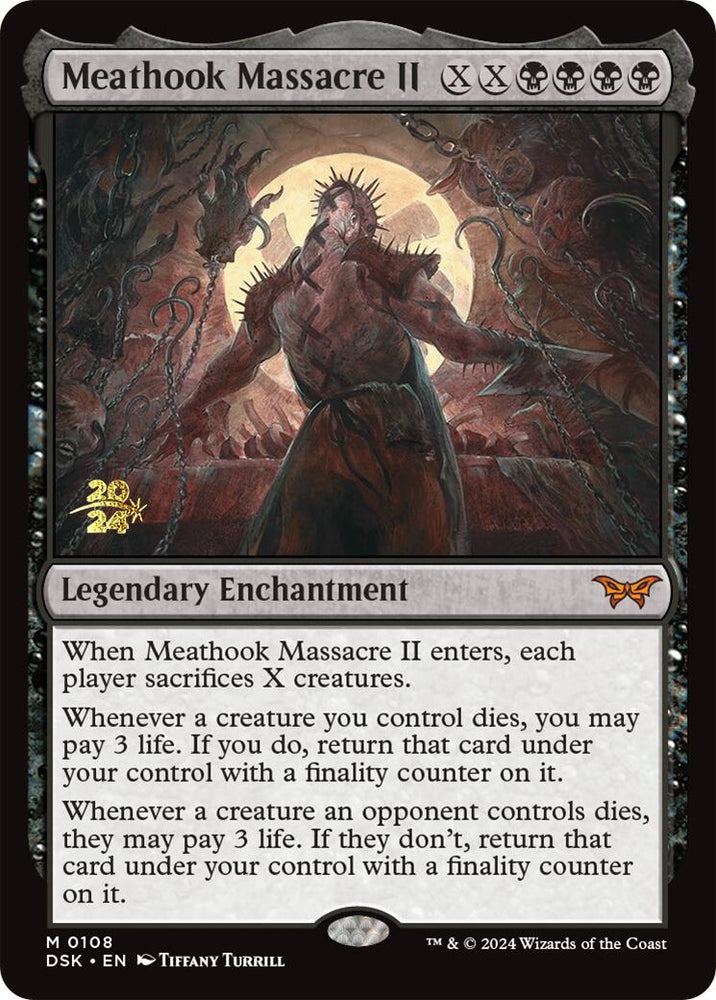 Meathook Massacre II (0108) [Duskmourn: House of Horror Prerelease Promos] Magic: The Gathering