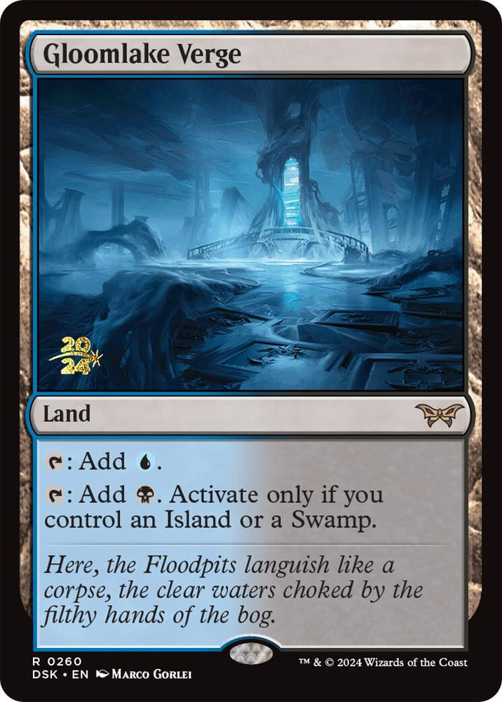Gloomlake Verge [Duskmourn: House of Horror Prerelease Promos] Magic: The Gathering