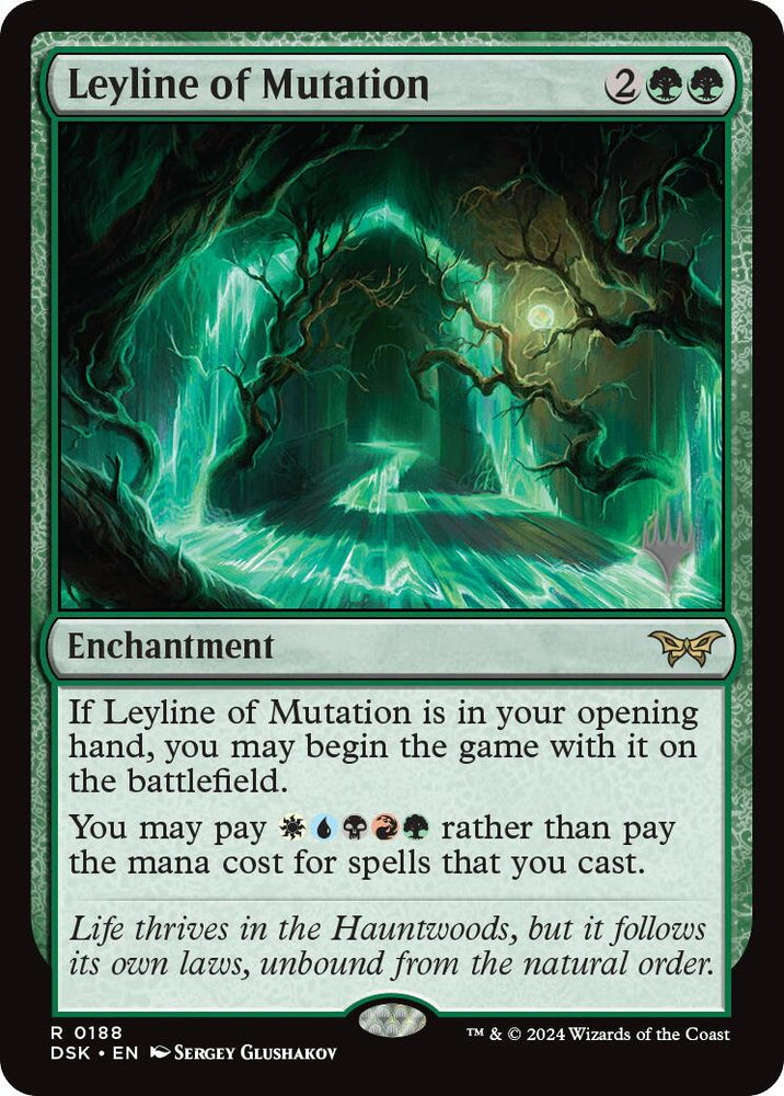 Leyline of Mutation (Promo Pack) [Duskmourn: House of Horror Promos] Magic: The Gathering