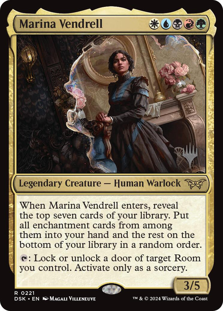 Marina Vendrell (Promo Pack) [Duskmourn: House of Horror Promos] Magic: The Gathering