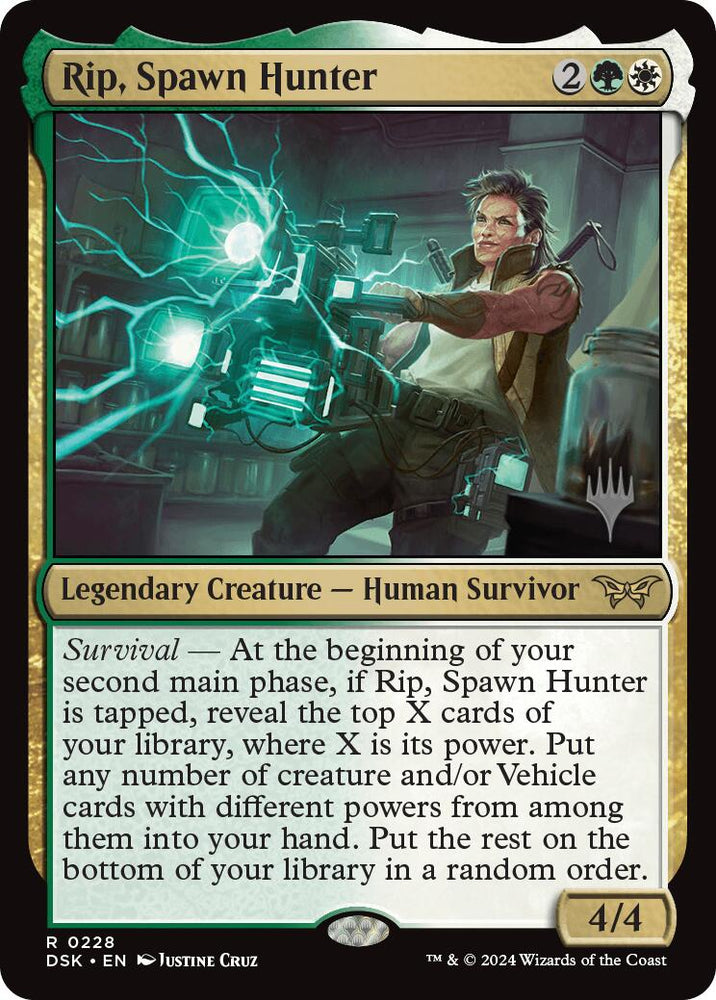 Rip, Spawn Hunter (Promo Pack) [Duskmourn: House of Horror Promos] Magic: The Gathering