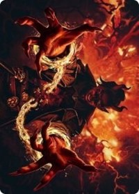 Tibalt's Trickery Art Card [Kaldheim Art Series] Magic: The Gathering