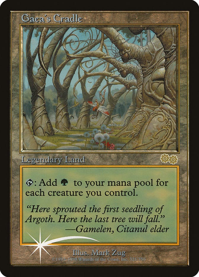 Gaea's Cradle [Judge Gift Cards 1998] Magic: The Gathering