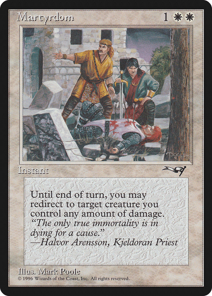 Martyrdom (Dead Man) [Alliances] Magic: The Gathering