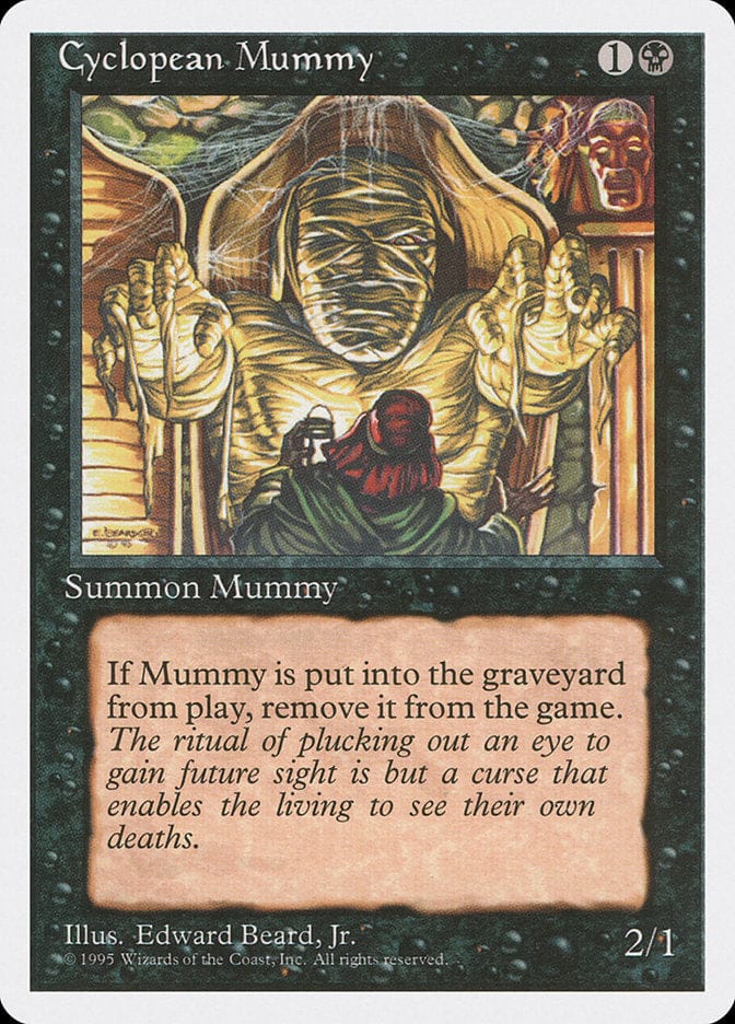 Cyclopean Mummy [Fourth Edition] Magic: The Gathering