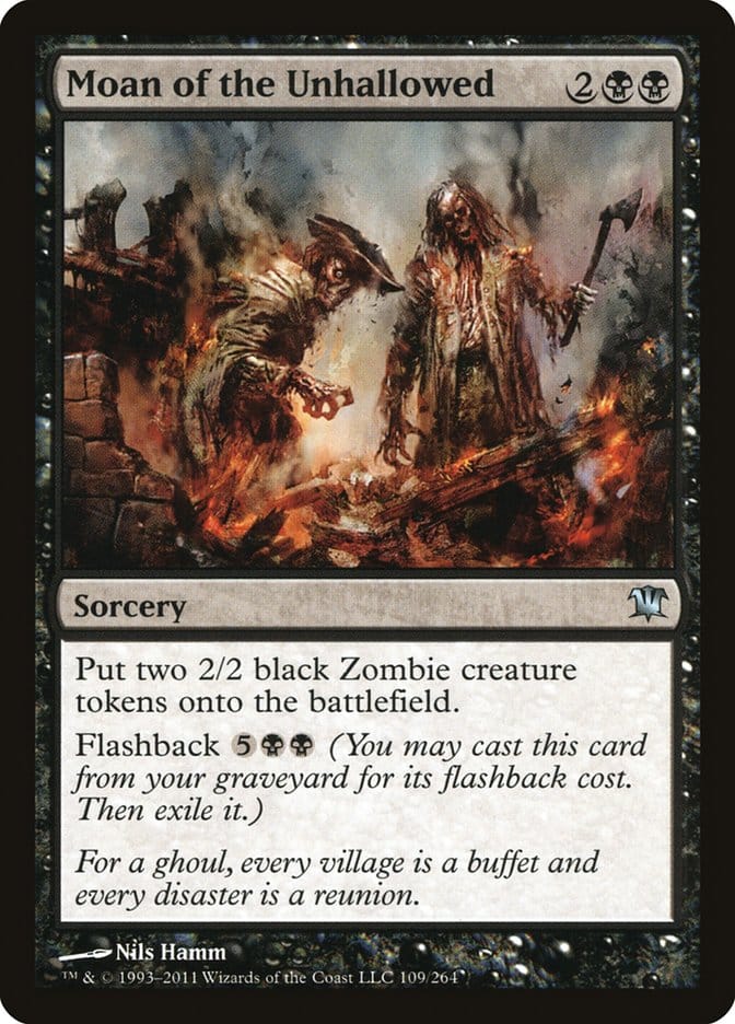 Moan of the Unhallowed [Innistrad] Magic: The Gathering