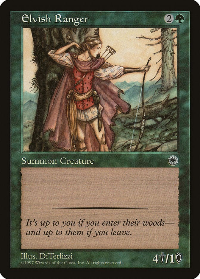 Elvish Ranger [Portal] Magic: The Gathering