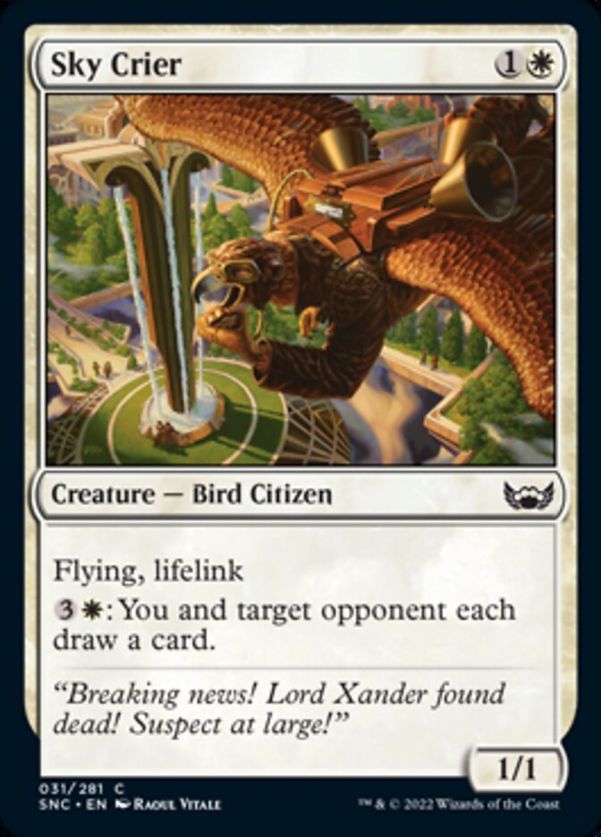 Sky Crier [Streets of New Capenna] Magic: The Gathering