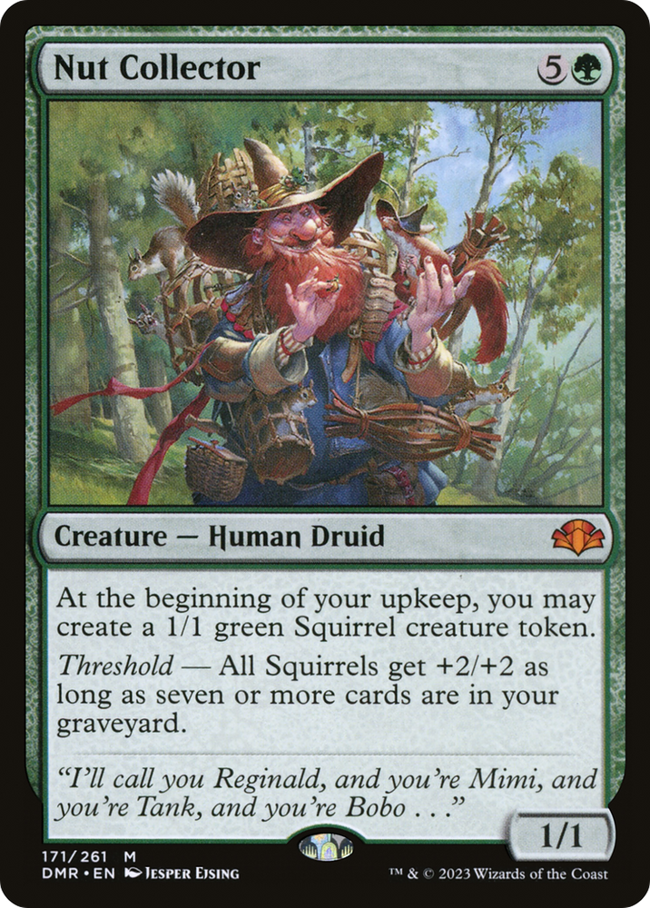 Nut Collector [Dominaria Remastered] Magic: The Gathering