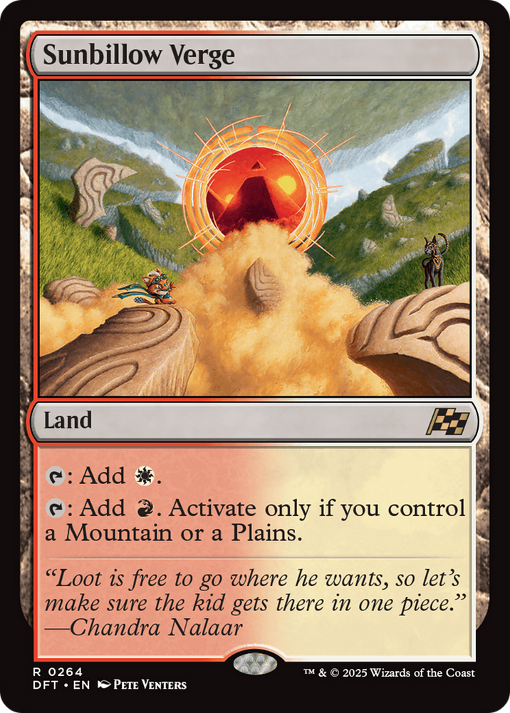 Sunbillow Verge [Aetherdrift] Magic: The Gathering