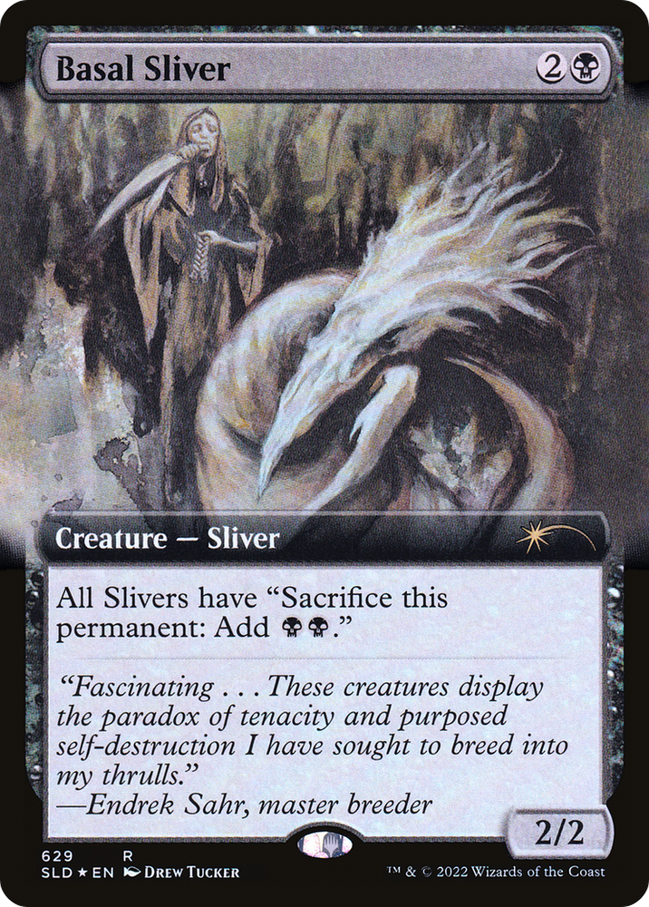 Basal Sliver (Extended Art) [Secret Lair Drop Promos] Magic: The Gathering