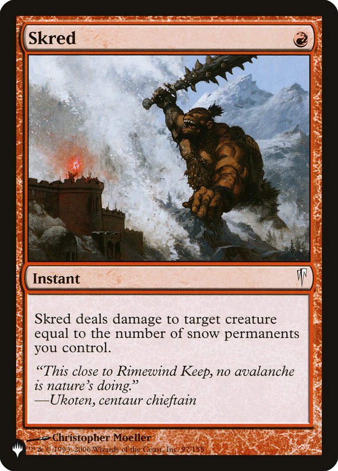 Skred [The List] Magic: The Gathering