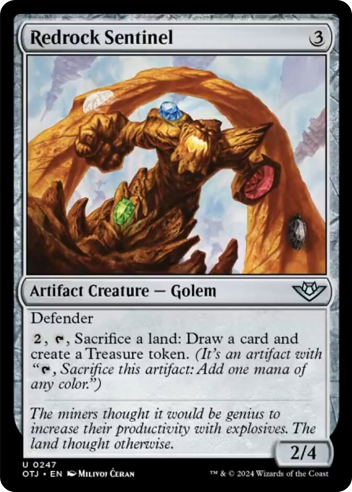 Redrock Sentinel [Outlaws of Thunder Junction] Magic: The Gathering