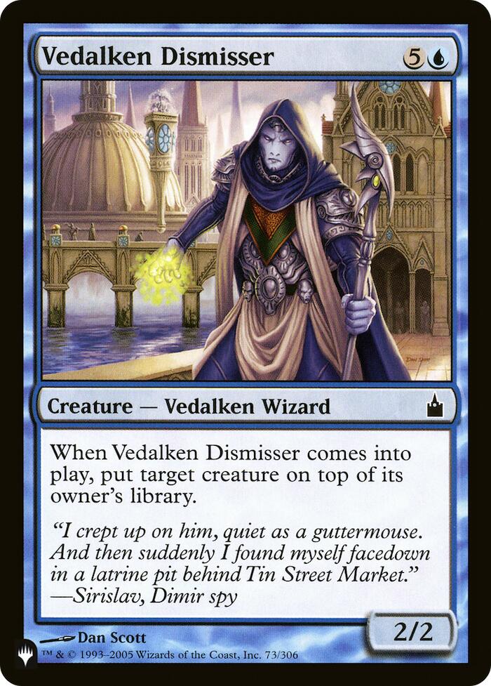 Vedalken Dismisser [The List] Magic: The Gathering