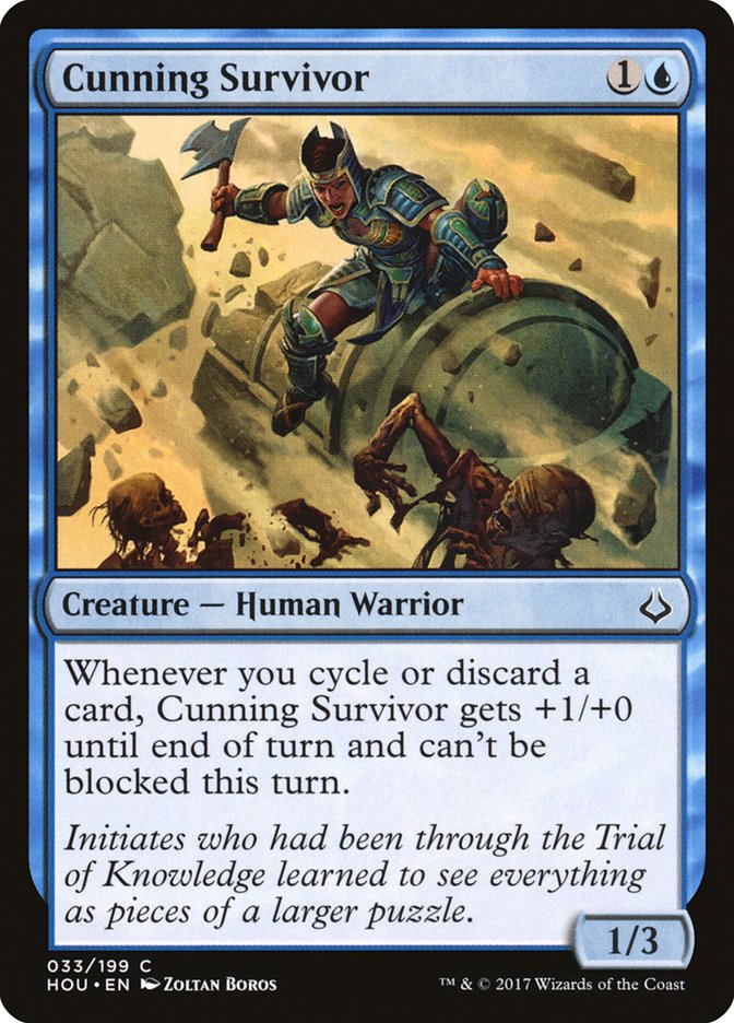 Cunning Survivor [Hour of Devastation] Magic: The Gathering
