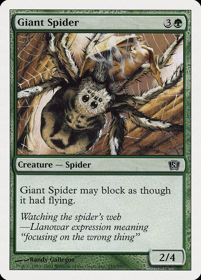 Giant Spider [Eighth Edition] Magic: The Gathering