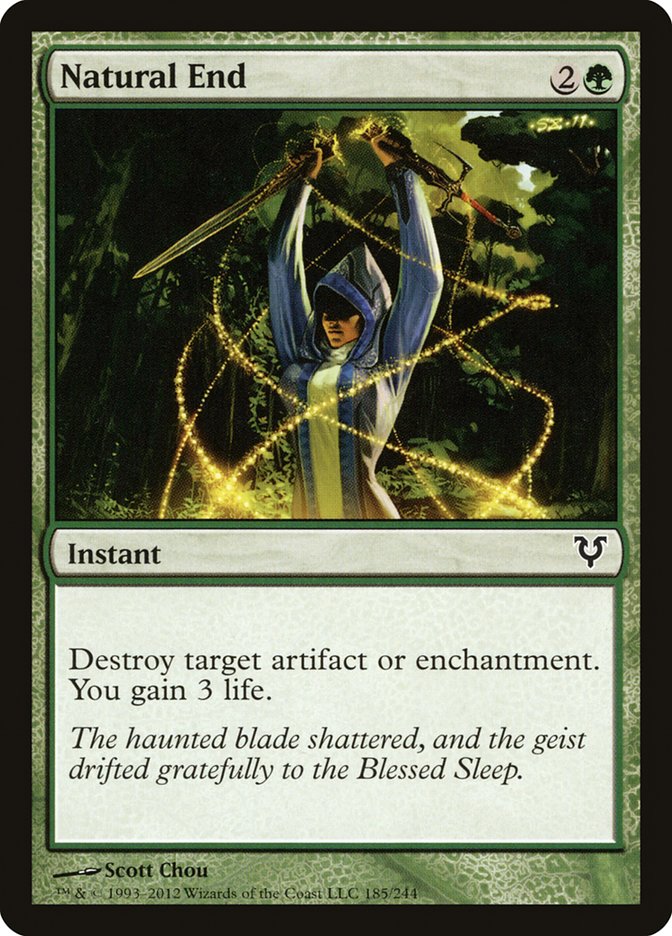 Natural End [Avacyn Restored] Magic: The Gathering