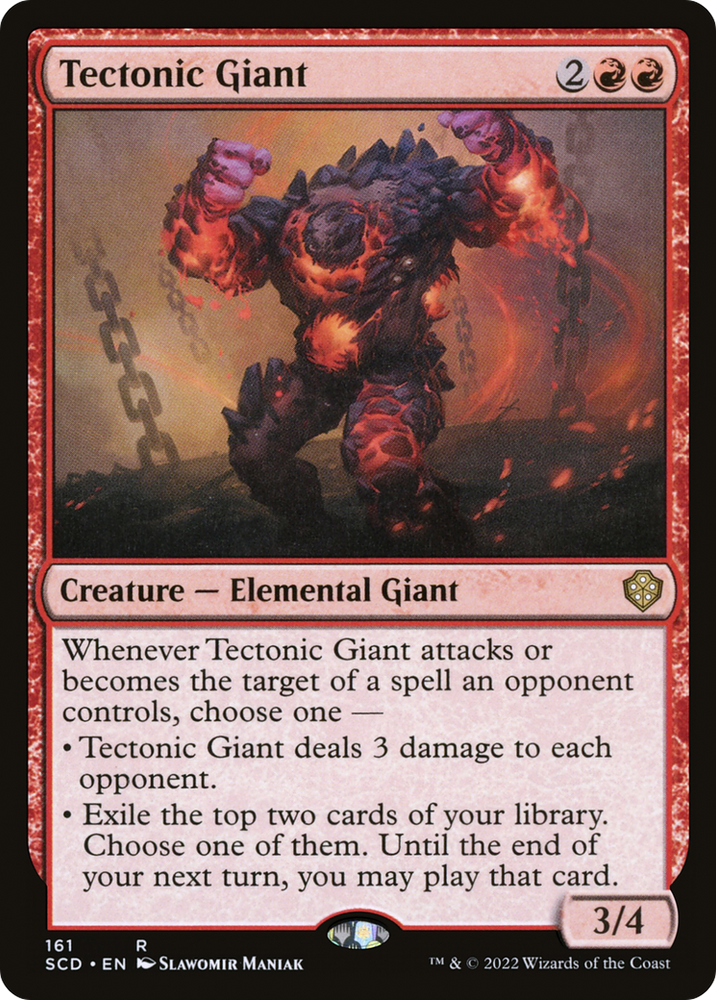 Tectonic Giant [Starter Commander Decks] Magic: The Gathering