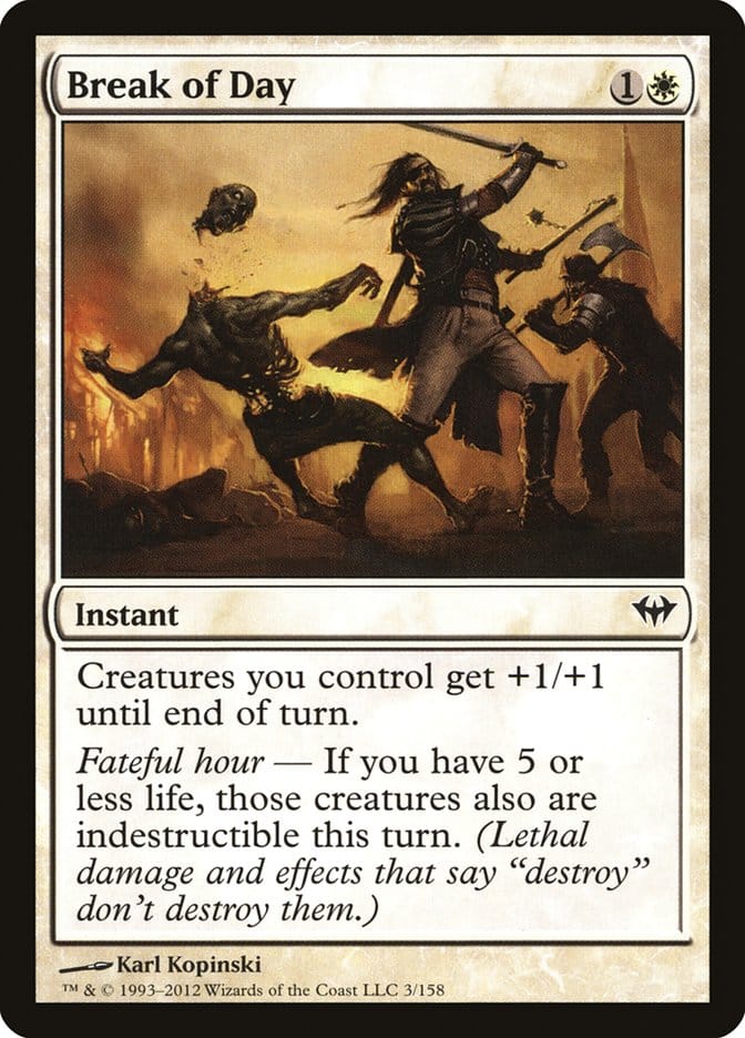 Break of Day [Dark Ascension] Magic: The Gathering