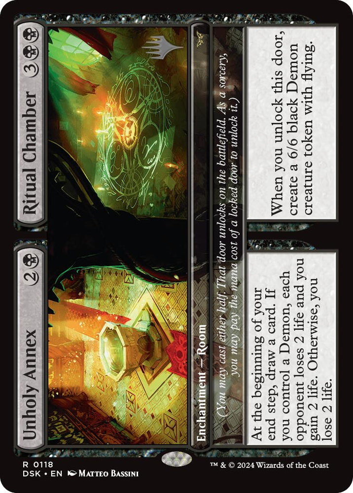 Unholy Annex // Ritual Chamber (Promo Pack) [Duskmourn: House of Horror Promos] Magic: The Gathering