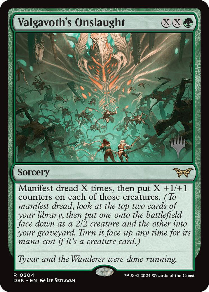 Valgavoth's Onslaught (Promo Pack) [Duskmourn: House of Horror Promos] Magic: The Gathering