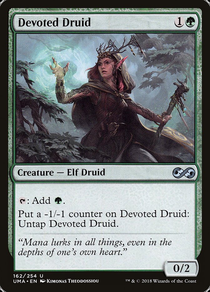 Devoted Druid [Ultimate Masters] Magic: The Gathering