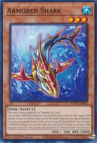 Armored Shark [ROTA-EN003] Common Yu-Gi-Oh!
