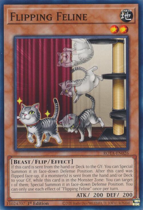 Flipping Feline [ROTA-EN026] Common Yu-Gi-Oh!