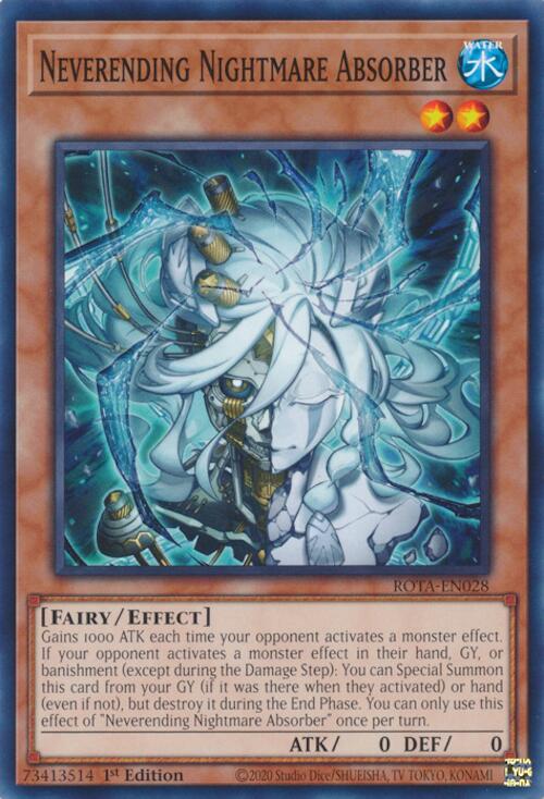 Neverending Nightmare Absorber [ROTA-EN028] Common Yu-Gi-Oh!