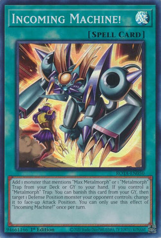 Incoming Machine! [ROTA-EN050] Super Rare - Yugioh Cards For Your TCG Needs!
