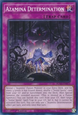 Azamina Determination [ROTA-EN073] Common Yu-Gi-Oh!