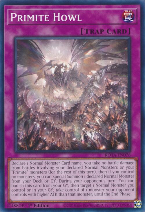 Primite Howl [ROTA-EN076] Common Yu-Gi-Oh!
